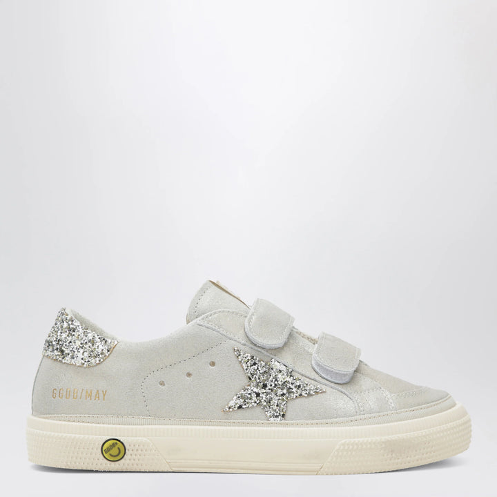 Golden Goose - May School Taupe/Platinum trainers