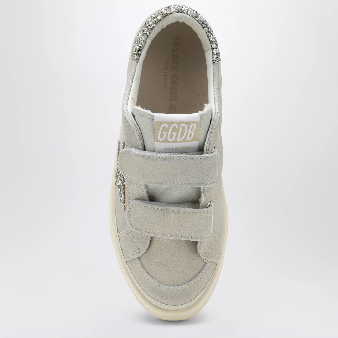 Golden Goose - May School Taupe/Platinum trainers