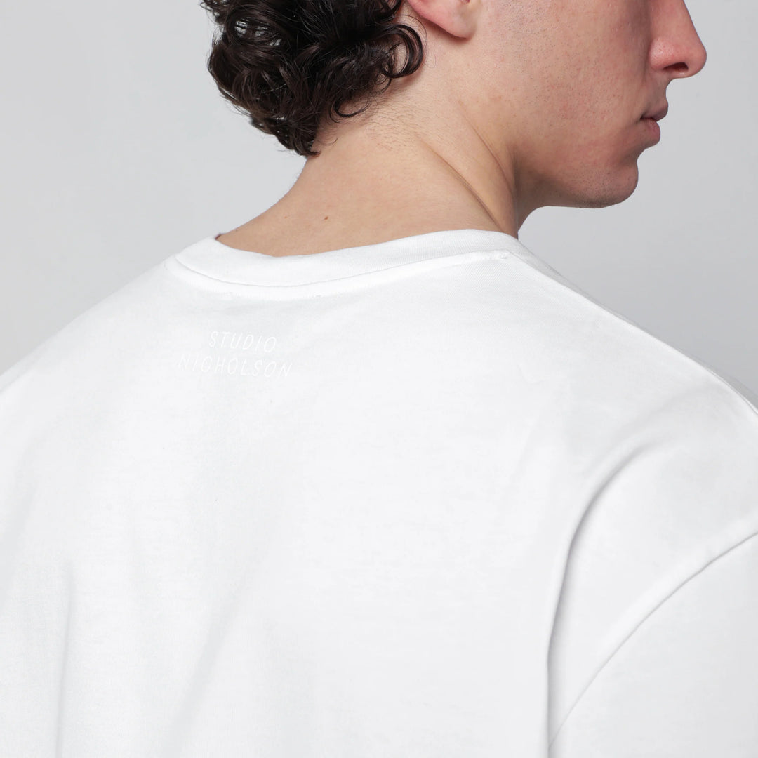 STUDIO NICHOLSON - Lay white boxy-fit T-shirt