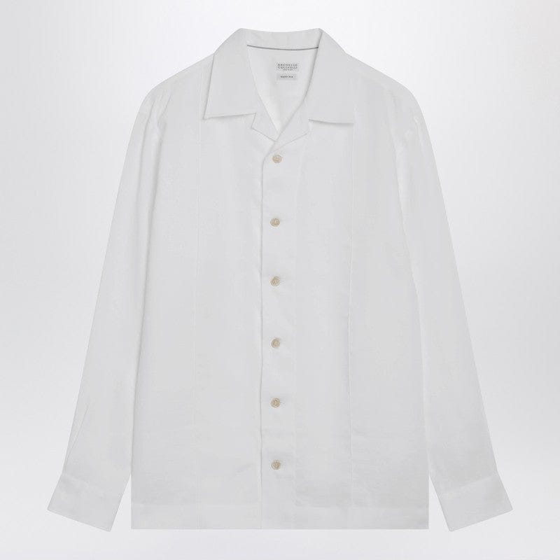 Shirts & Tops Brunello Cucinelli - White linen East Fit shirt - L Brand