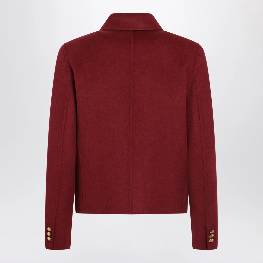Max Mara Studio - Jacket in ruby wool and cashmere