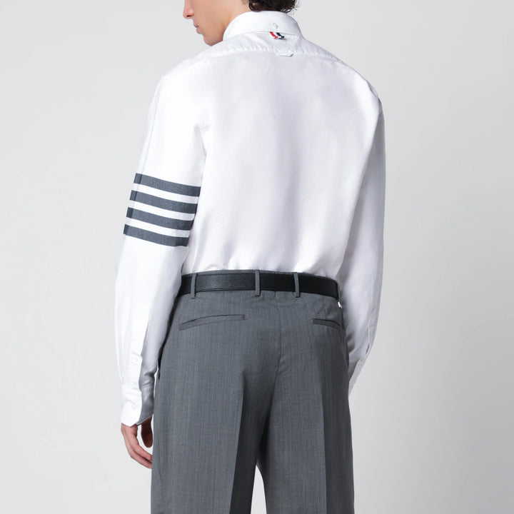 Thom Browne - White cotton button-down shirt