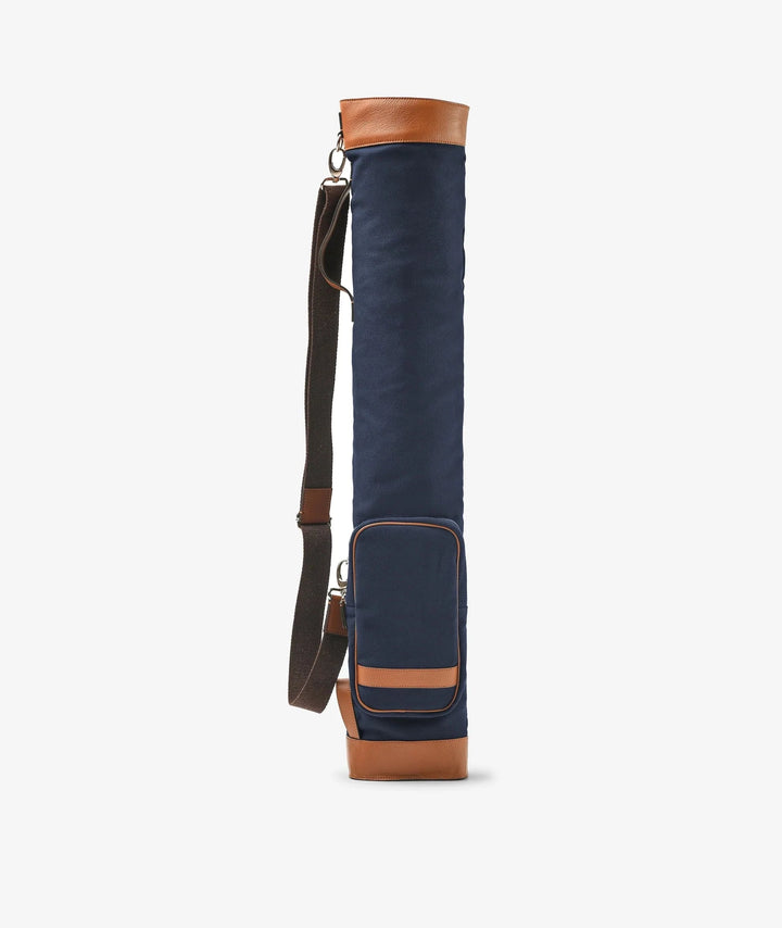My Style Bags Navy blue and brown carrying golf bag 