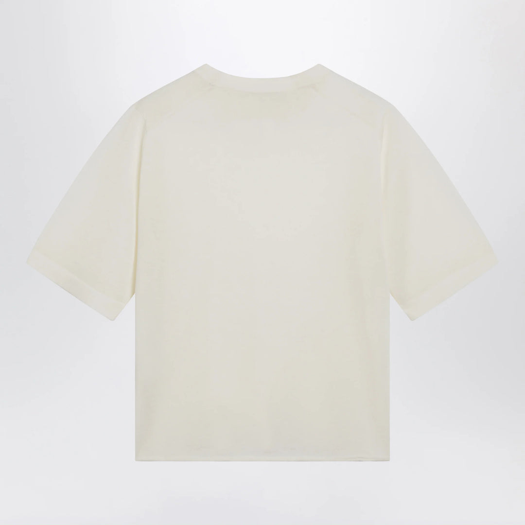 LouLou De Saison - Ivory Nala Fluid Cashmere Top