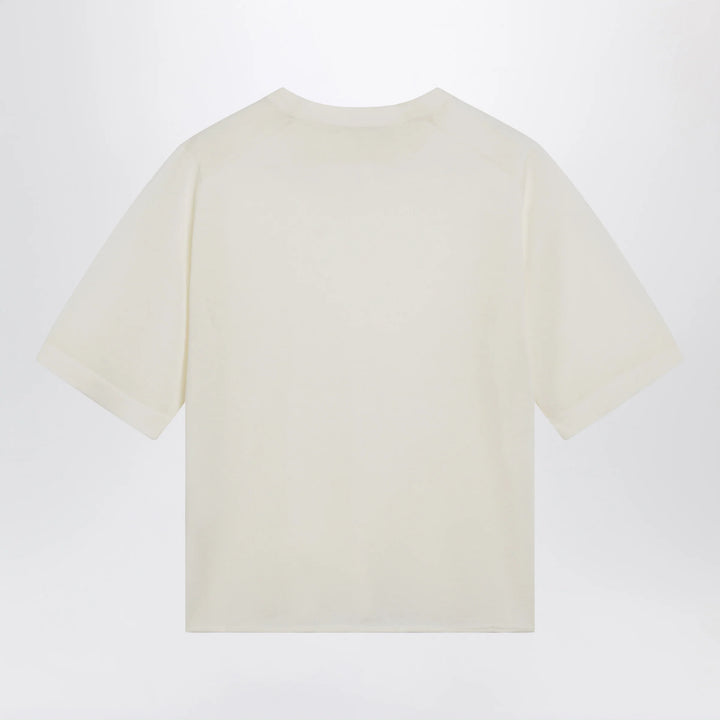 LouLou De Saison - Ivory Nala Fluid Cashmere Top