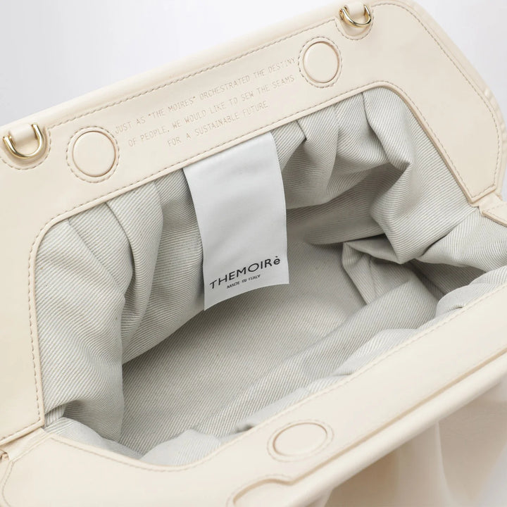 THEMOIRè - Large Tia clutch in butter color
