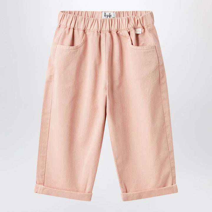 Il Gufo - Pink cotton pants