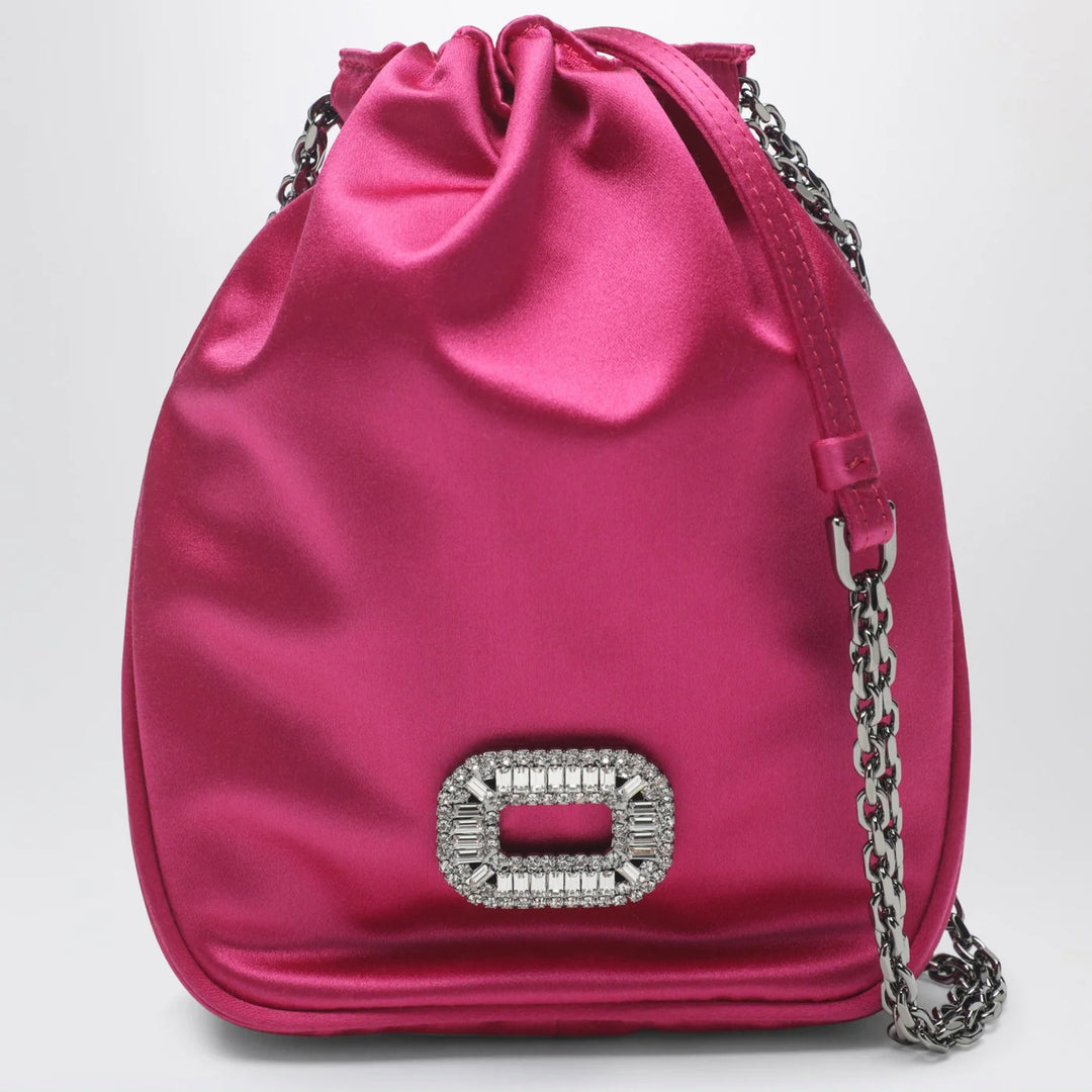 ROGER VIVIER - Nano Pilgrim bag in fuchsia satin
