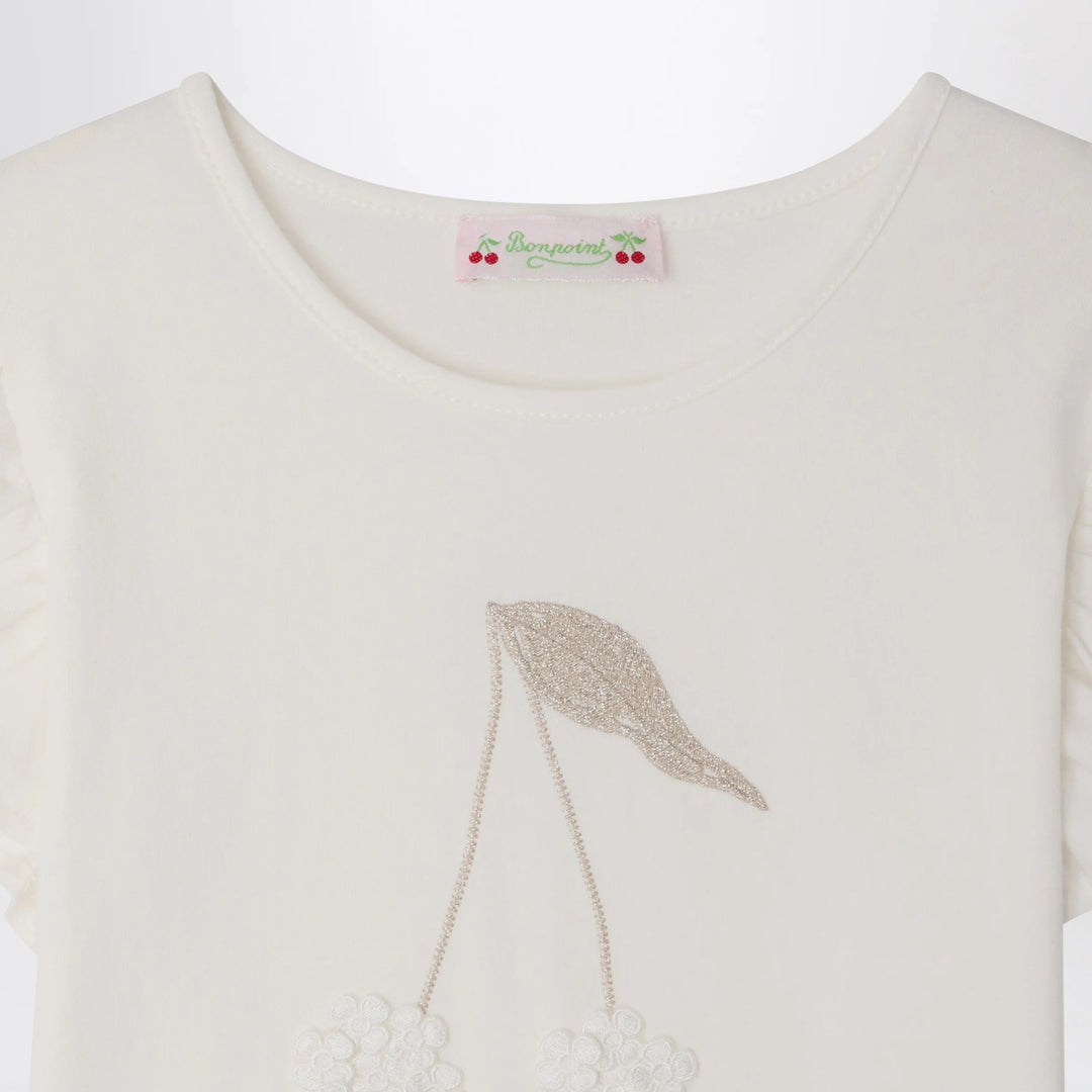 Bonpoint - Emila white cotton T-shirt