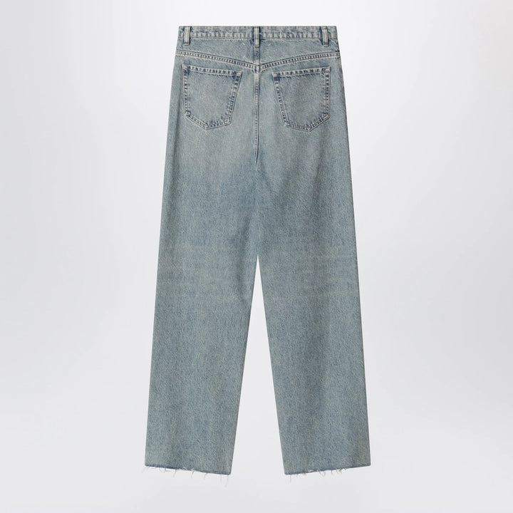 Maison Margiela - Wide-leg jeans in cotton in ice blue