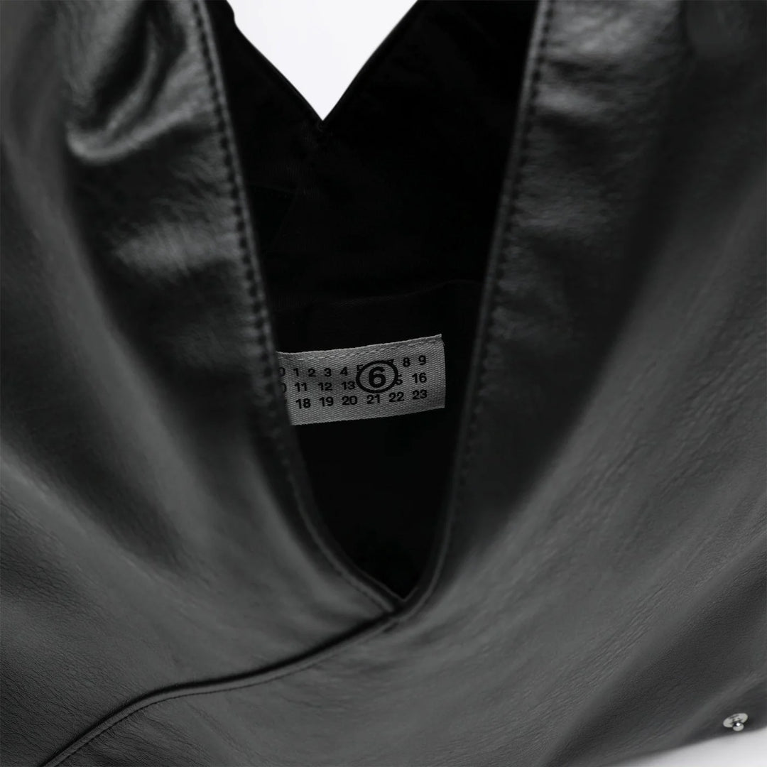 MM6 Maison Margiela - Small Japanese bag in black eco leather