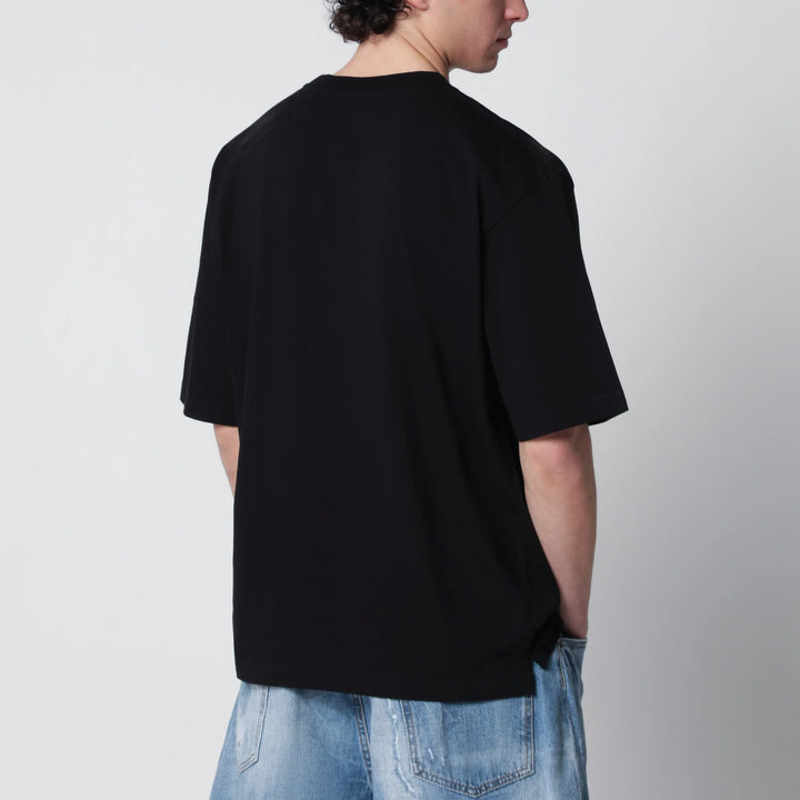 Dsquared2 - Rebel Tags loose-fit cotton T-shirt in black