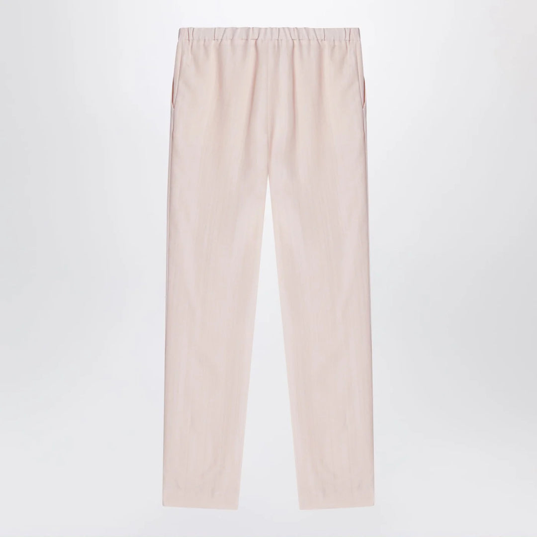 LouLou De Saison - Light pink wool-blend trousers