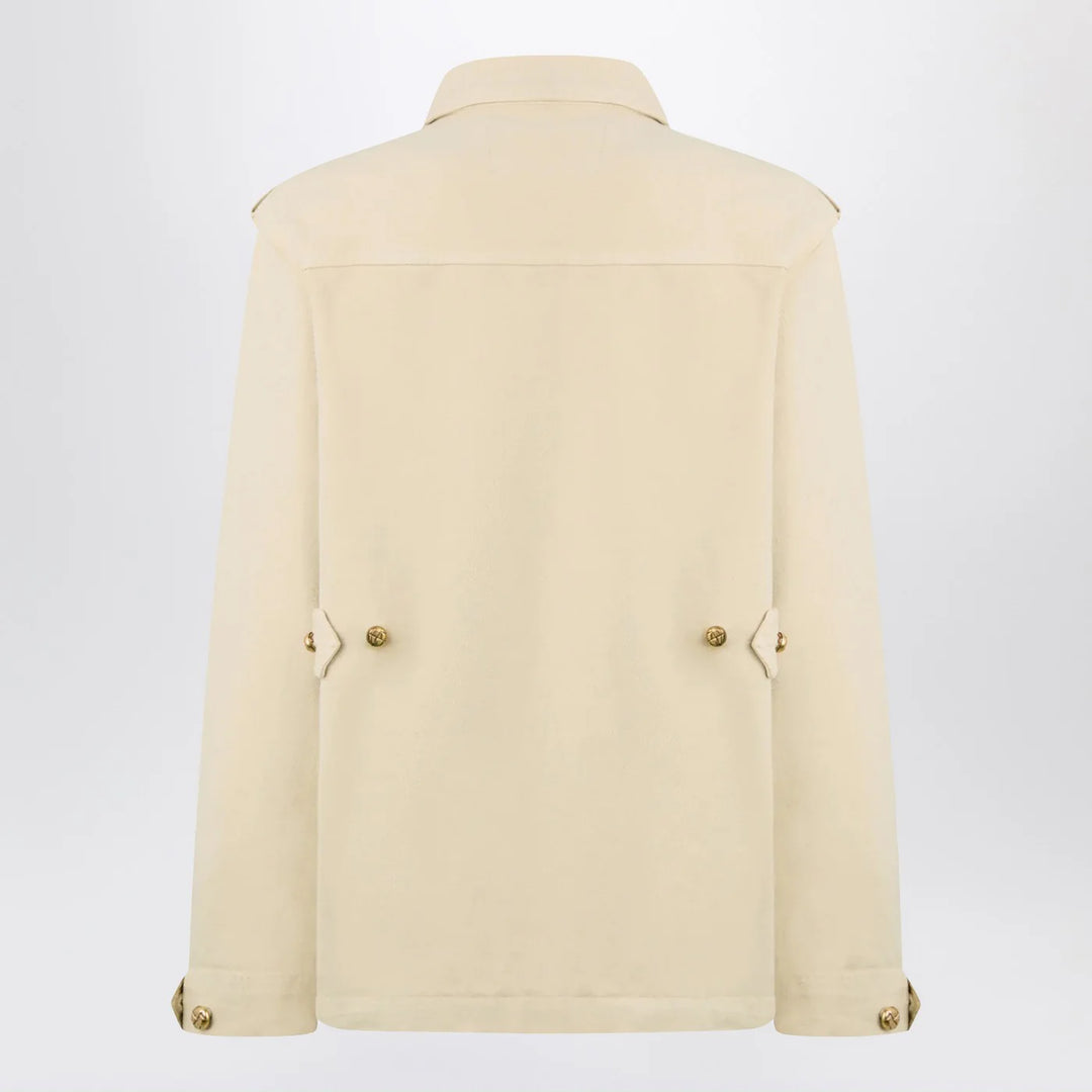 Blazé Milano - Safari jacket in beige denim