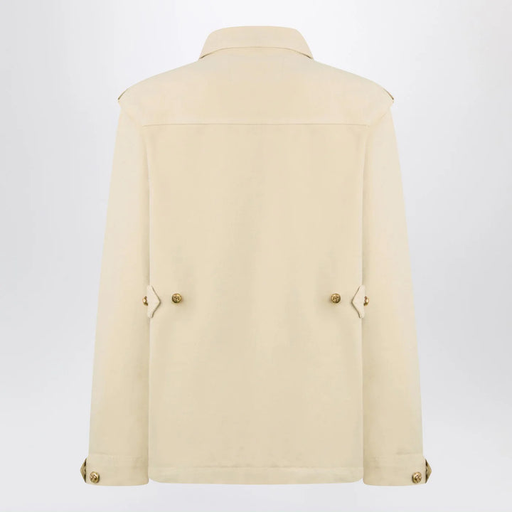 Blazé Milano - Safari jacket in beige denim
