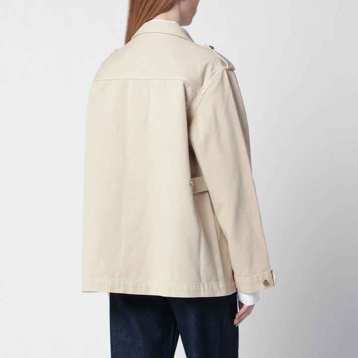 Blazé Milano - Safari jacket in beige denim
