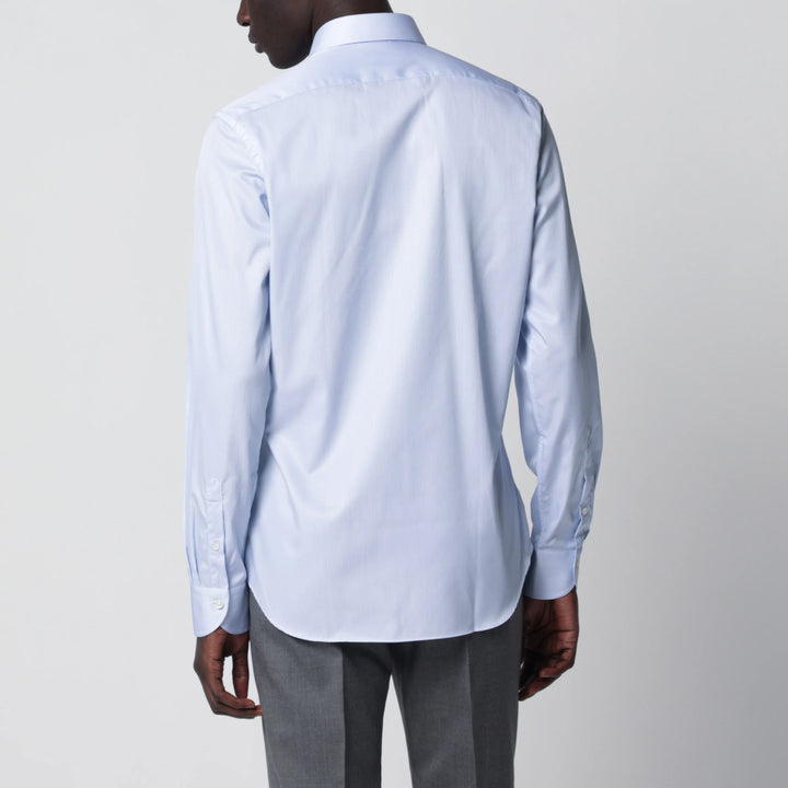 XACUS - Travel Tailor Fit light blue shirt