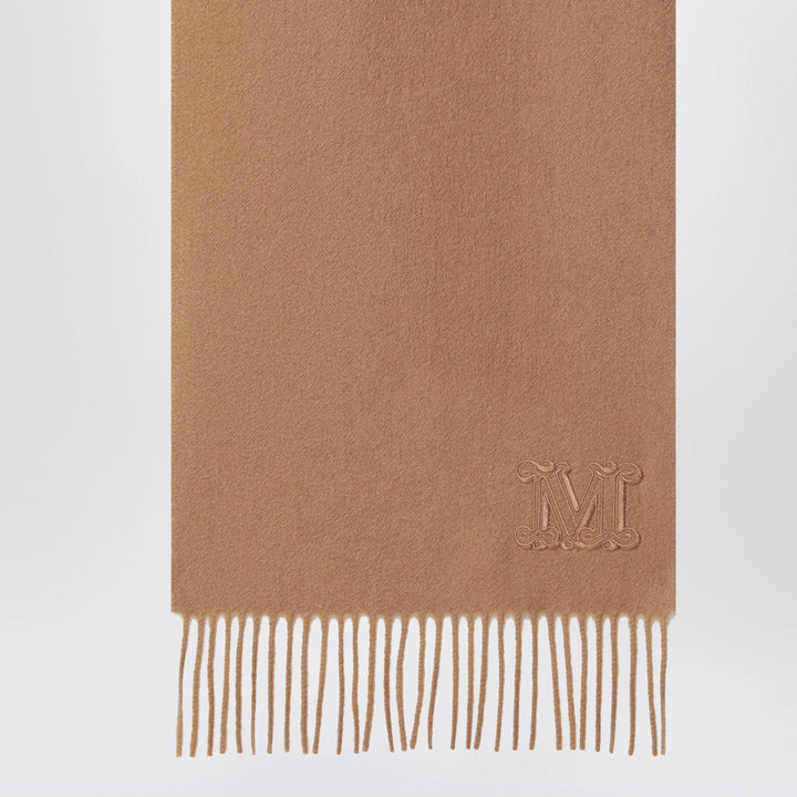 Max Mara - Camel-colored cashmere scarf