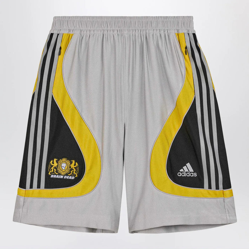 adidas x Brain Dead - Shorts Silver Metallic Brand Apparel & Accessories S