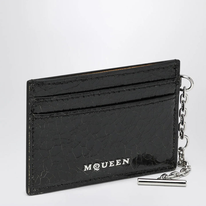 Alexander McQueen - T-Bar credit card holder black/caramel Brand Apparel &amp; Accessories TU