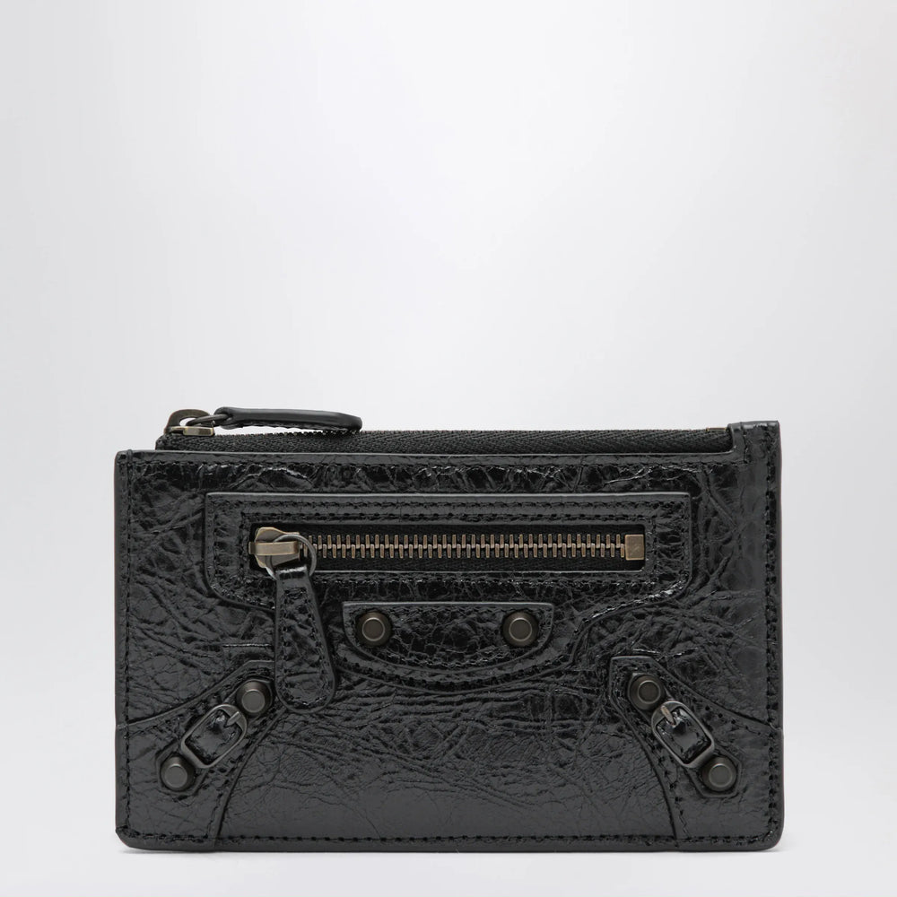 Balenciaga - Black Le City cardholder with coin pocket Brand Apparel & Accessories TU