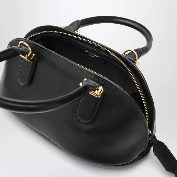 Balenciaga - Bolero Mini bowling bag in black leather Brand Apparel &amp; Accessories TU