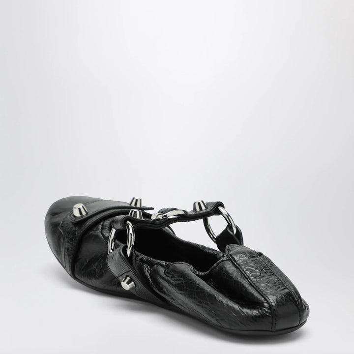 Balenciaga - City black ballet flats in Arena lambskin leather Brand Apparel &amp; Accessories