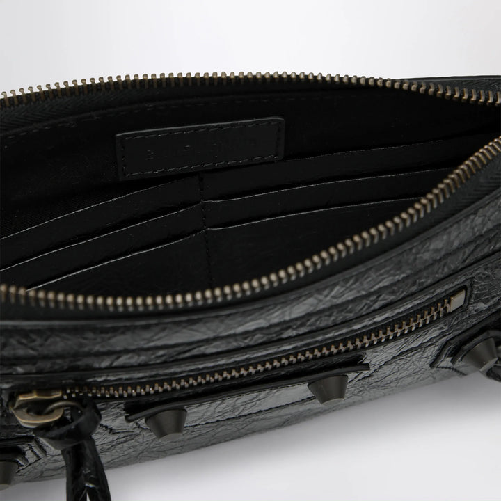 Balenciaga - Le City black Arena lambskin pouch Brand Apparel &amp; Accessories TU