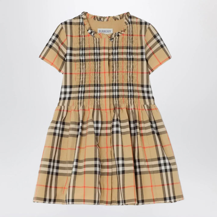 Burberry - Check Cotton Dress Brand Apparel &amp; Accessories 12M