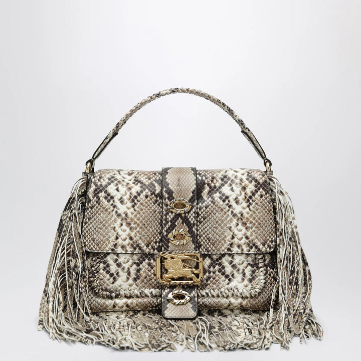 Burberry - Small Rider shoulder bag in printed leather Brand Apparel &amp; Accessories TU