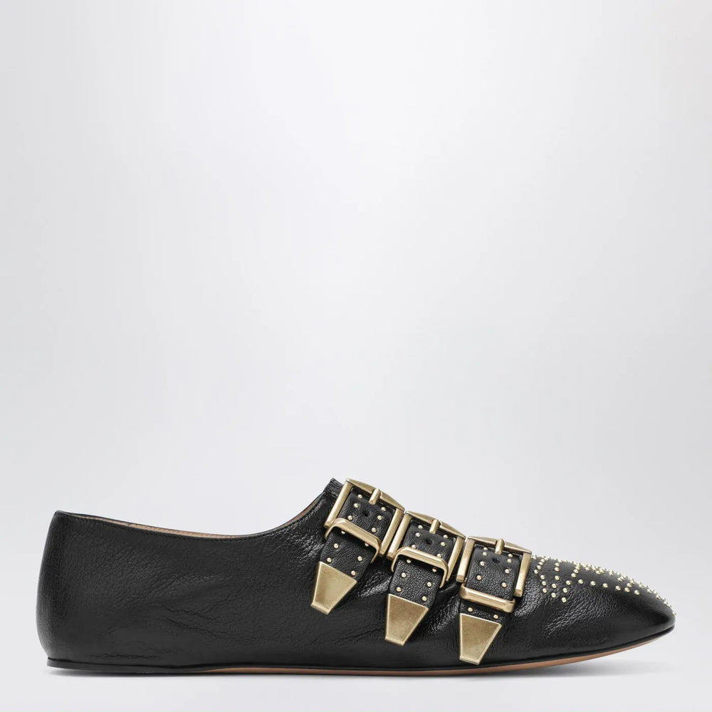 Chloé - Black Susanna Flat Shoe Brand Apparel & Accessories 36 IT