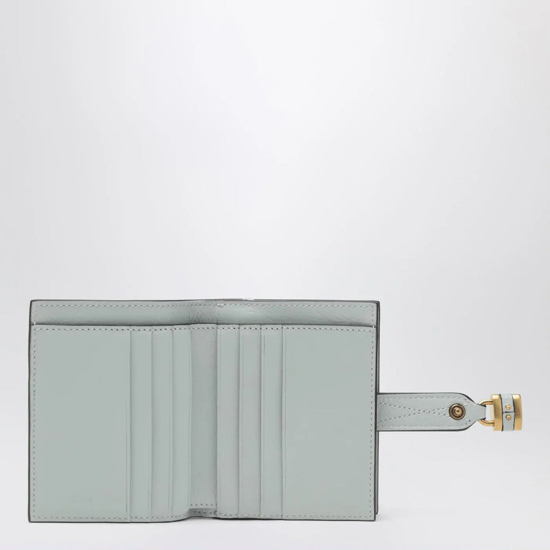 Chloé - Paddington square wallet in aqua blue leather Brand Apparel &amp; Accessories TU