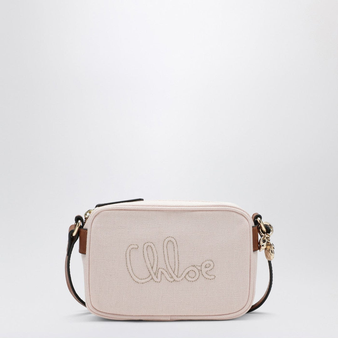 Apparel & Accessories TU Chloé - Petal pink crossbody bag with logo embroidery Brand