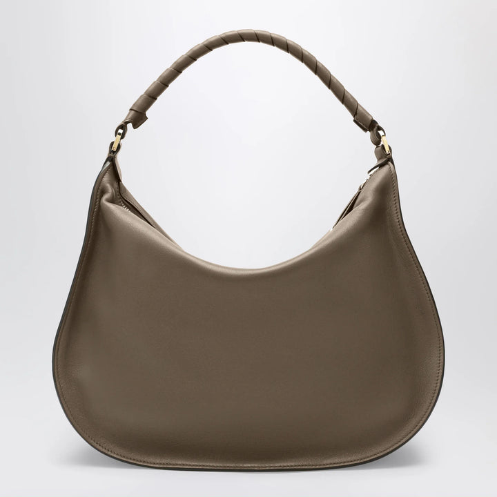 Chloé - Taupe Marcie shoulder bag in leather Brand Apparel &amp; Accessories U