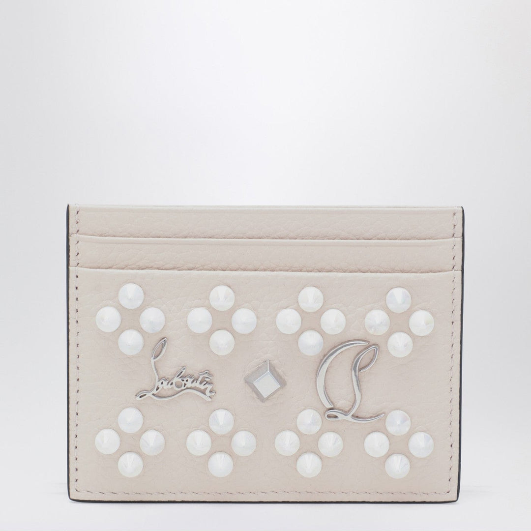 Apparel & Accessories TU Christian Louboutin - Kios card holder in grained calfskin and spikes Brand