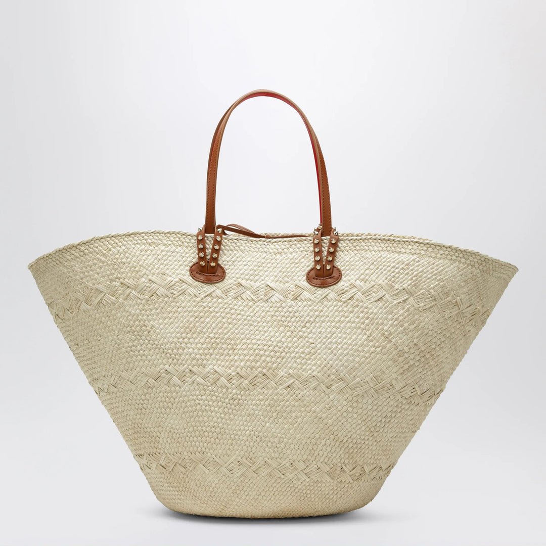 Christian Louboutin - Raffia and calf leather Tote bag Cabata large Brand Apparel &amp; Accessories TU