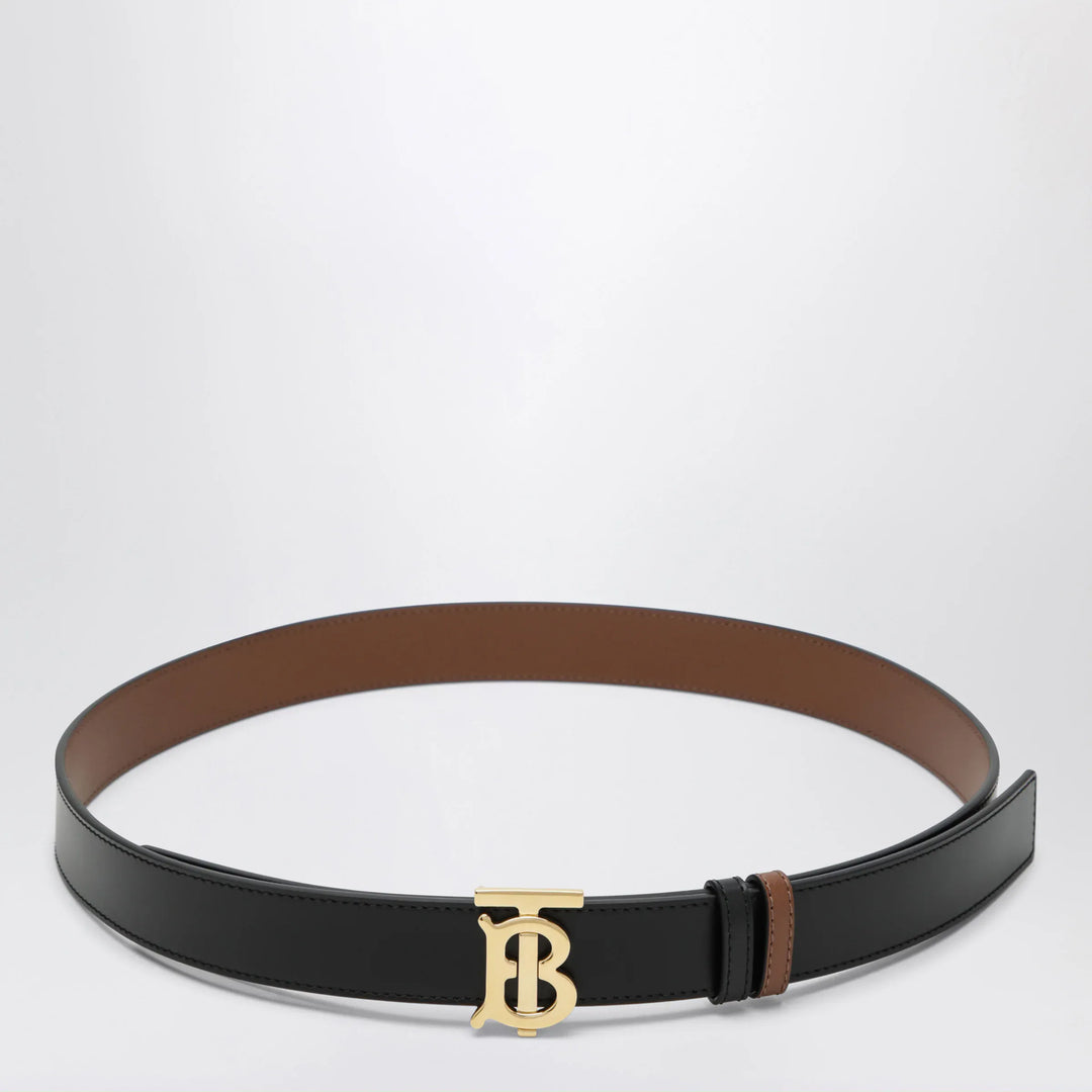 Burberry - Reversible TB leather belt in black and tan Brand Apparel &amp; Accessories > Clothing Accessories > Belts M