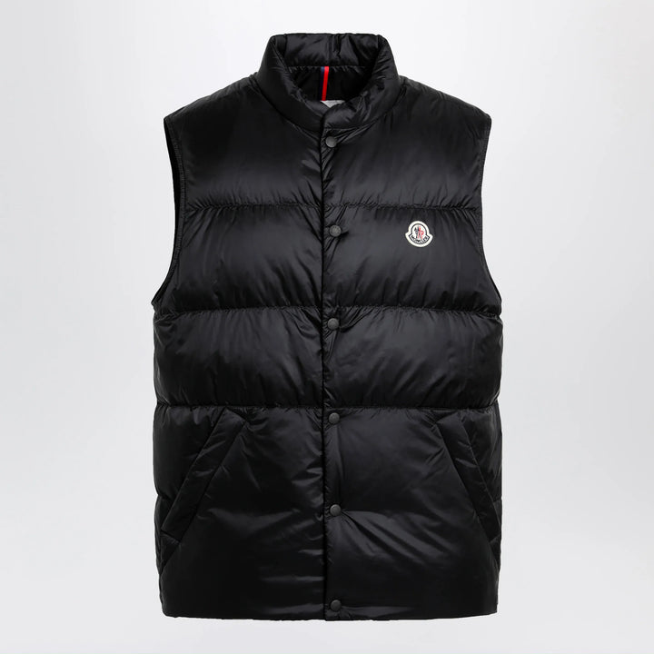 Moncler - Tuquerouye down-filled vest in black Brand Apparel &amp; Accessories > Clothing > Outerwear > Vests
