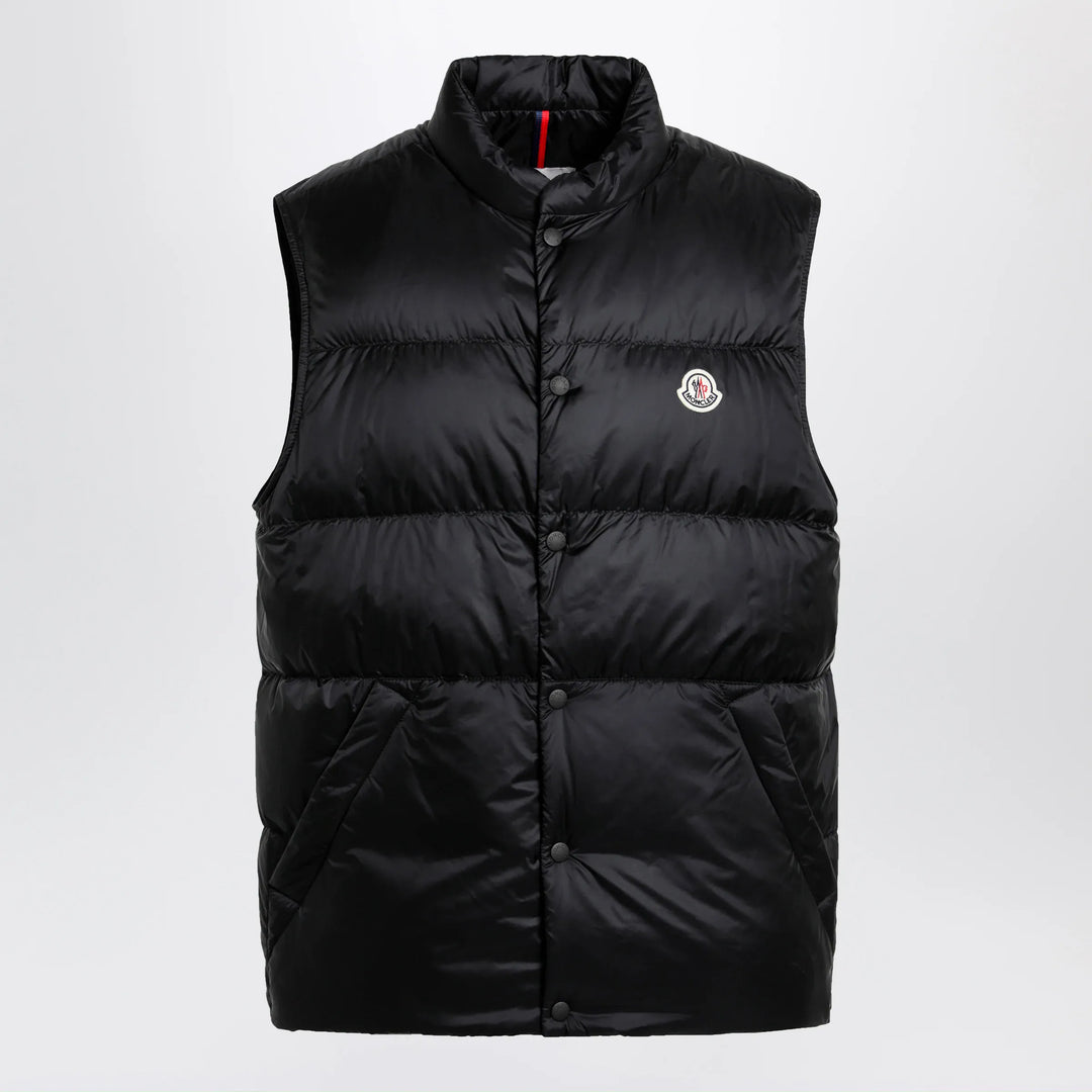 Moncler - Tuquerouye down-filled vest in black Brand Apparel &amp; Accessories > Clothing > Outerwear > Vests 2