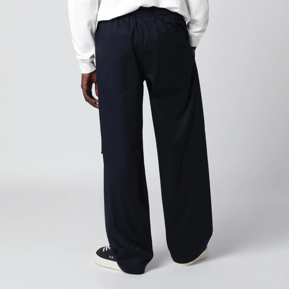 DARKPARK - Jordan relaxed fit navy blue trousers Brand Apparel & Accessories > Clothing > Pants