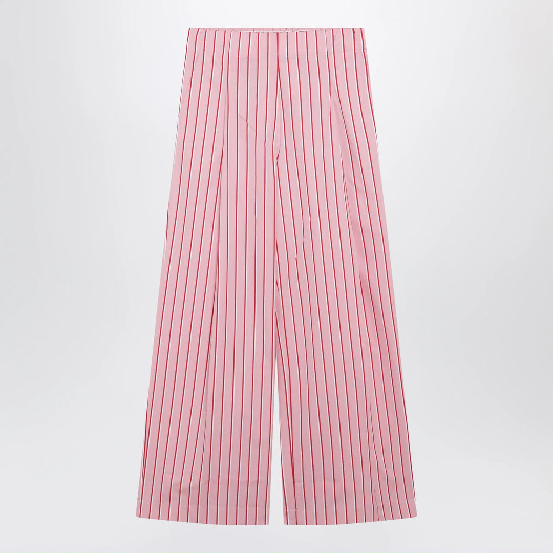 Dries Van Noten - Wide pink striped trousers Brand Apparel &amp; Accessories > Clothing > Pants XS