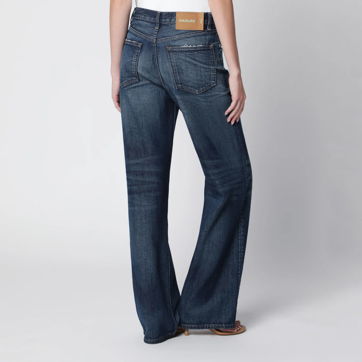 HAIKURE - Haikure Korea jeans in washed dark blue denim Brand Apparel &amp; Accessories > Clothing > Pants
