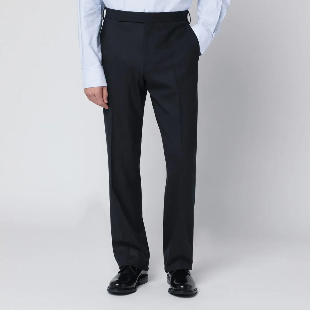 Lardini - Blue wool blend trousers Brand Apparel &amp; Accessories > Clothing > Pants 50 IT