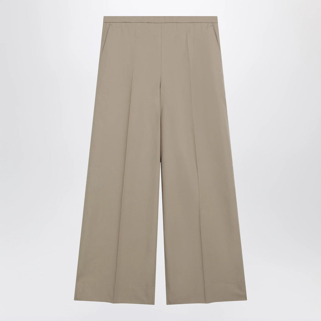 Moncler - Beige cotton trousers Brand Apparel &amp; Accessories > Clothing > Pants