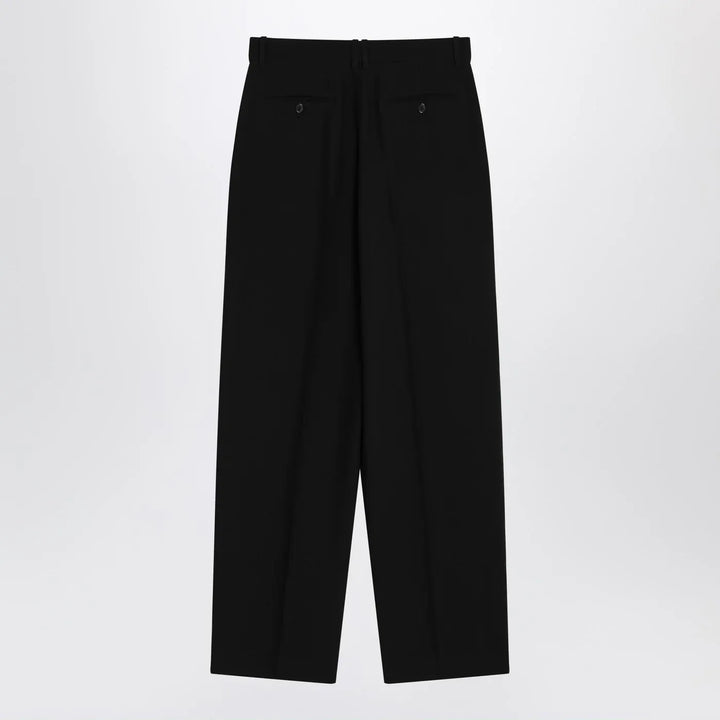 The Row - Lilas trousers in black wool and linen Brand Apparel &amp; Accessories > Clothing > Pants 6 US