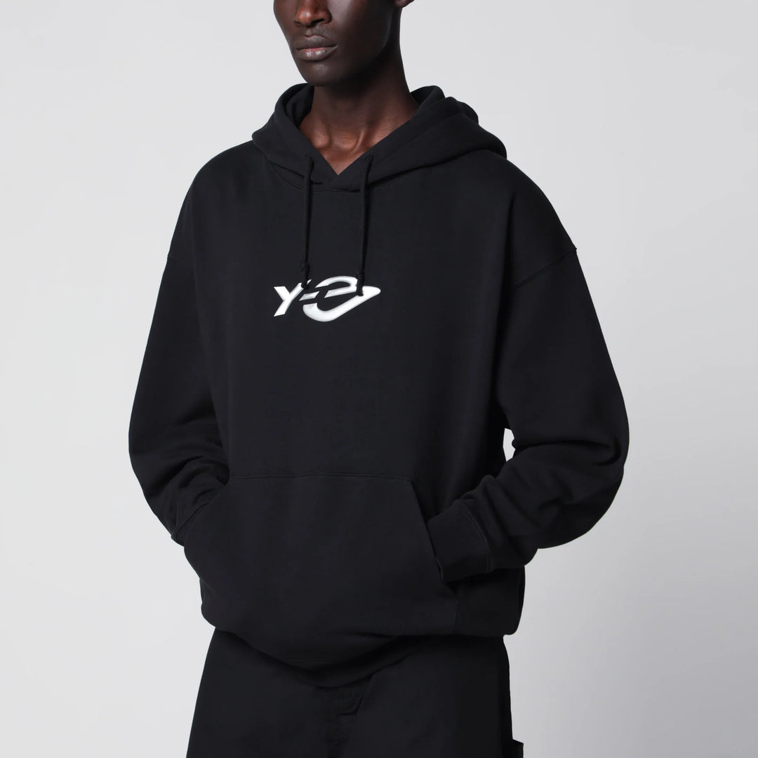 adidas Y-3 - Y-3 French Terry hoodie in black with Liquid logo Brand Apparel & Accessories > Clothing > Shirts & Tops M