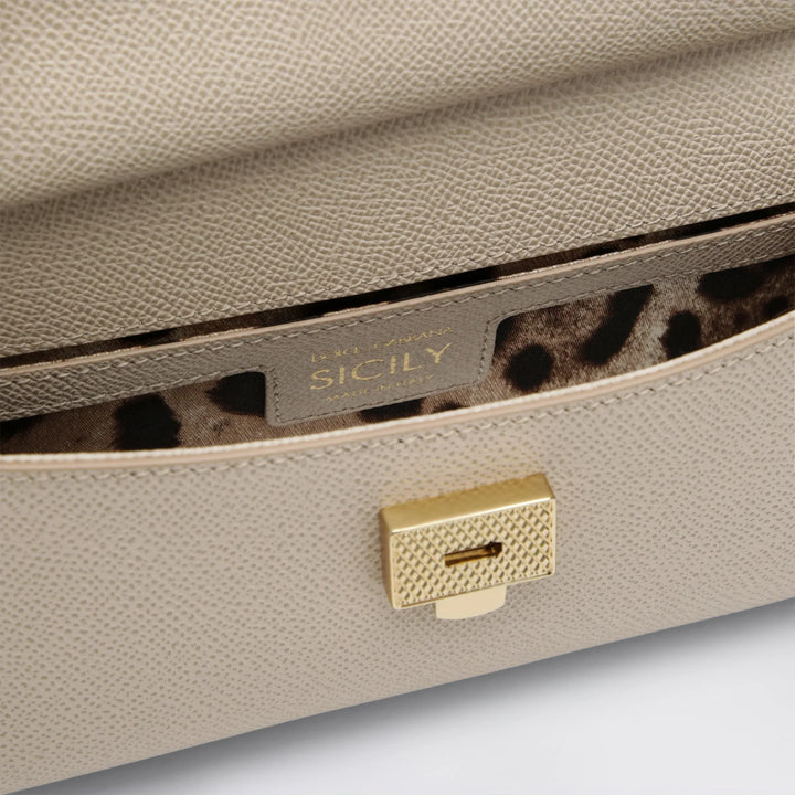 Dolce&amp;Gabbana - Small Sicily top-handle bag in blush pink Brand Apparel &amp; Accessories > Clothing > Shirts &amp; Tops U