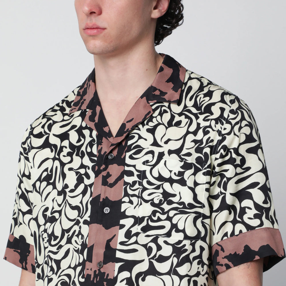 Dries Van Noten - Shirt with Graphic Squiggle print Brand Apparel & Accessories > Clothing > Shirts & Tops
