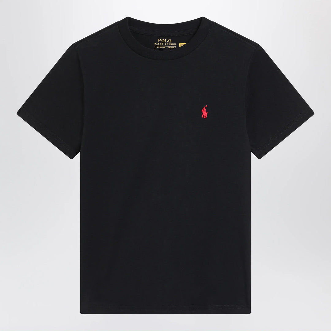 Polo Ralph Lauren - Black cotton T-shirt Brand Apparel & Accessories > Clothing > Shirts & Tops M