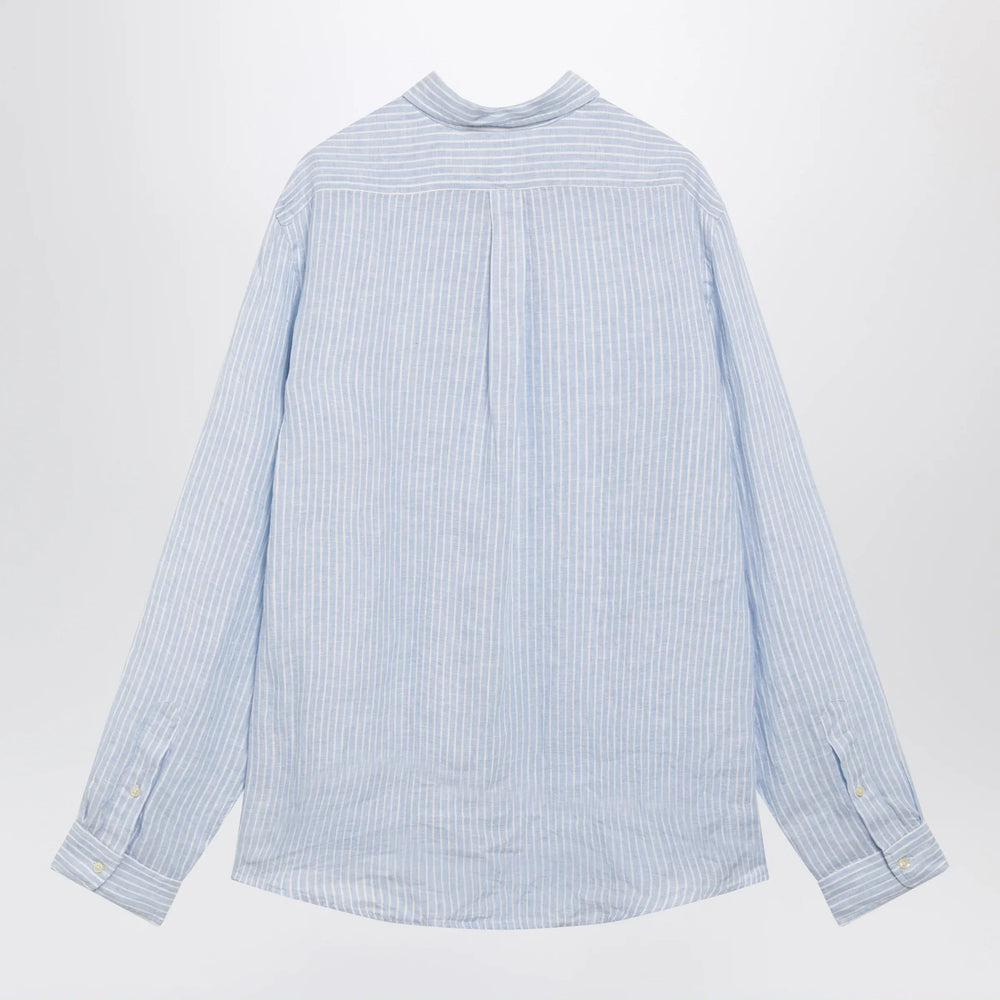 Polo Ralph Lauren - Light blue/white striped linen shirt Brand Apparel & Accessories > Clothing > Shirts & Tops